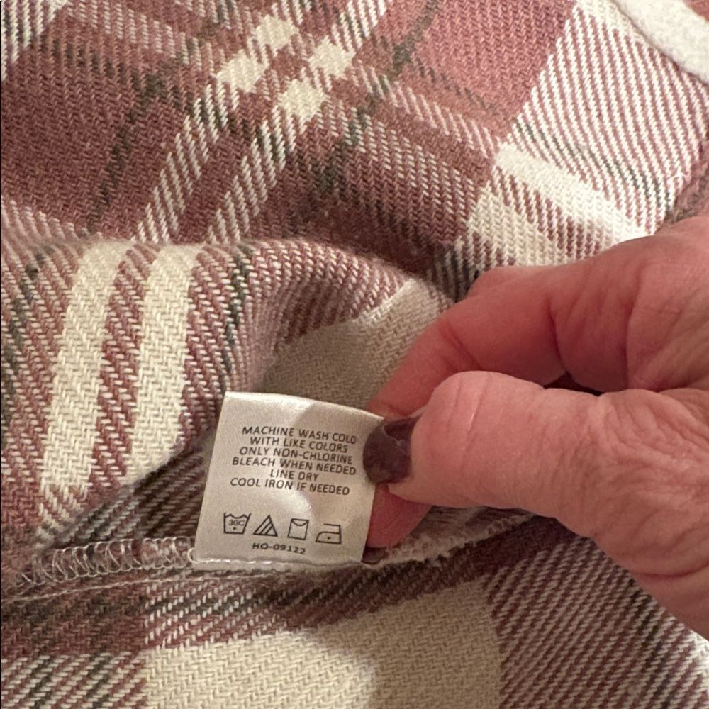 Mud Pie Highland Plaid Womens Oversized Shacket Size S - Picture 10 of 10